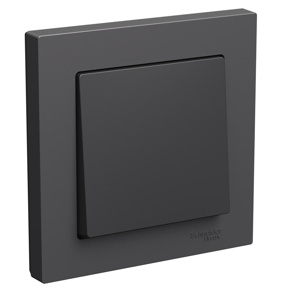 Systeme Electric AtlasDesign Базальт Выключатель 1-клавишный, сх.1, 10АХ, в сборе