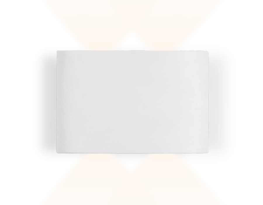 Ambrella Настенный светодиодный светильник FW142 WH/S белый/песок LED 3000K 4W 120*80*40
