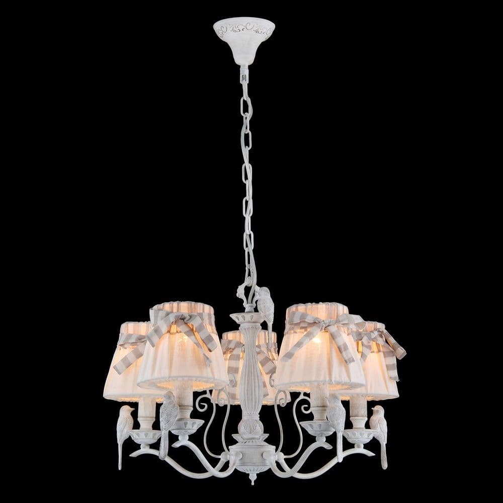 Maytoni Elegant Bird Белый Антик Люстра 5xE14 40W ARM013-05-W — миниатюра 3