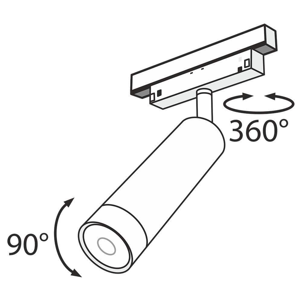 Maytoni Трековый светодиодный светильник  Track Lamps TR019-2-7W3K-B — миниатюра 7