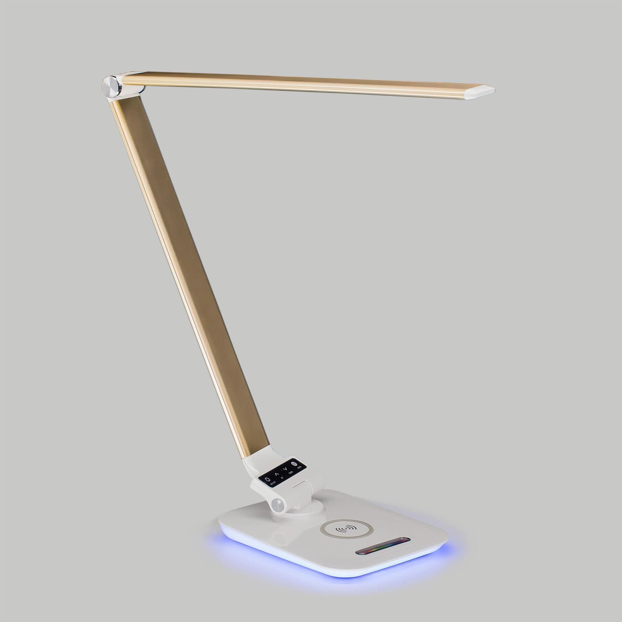 Citilux CL803012 Ньютон Бел-Золотой, RGB+USB+Qi — миниатюра 9