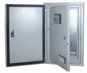 Dekraft Корпус металлический двухдверный 520х310х150 3-фазн. 12 мод. IP54 ЩРУН-3/9 — миниатюра 4