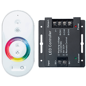 Gauss Контроллер для RGB 288W 24А с сенсорным пультом управления цветом (белый) 201013288 — миниатюра 5