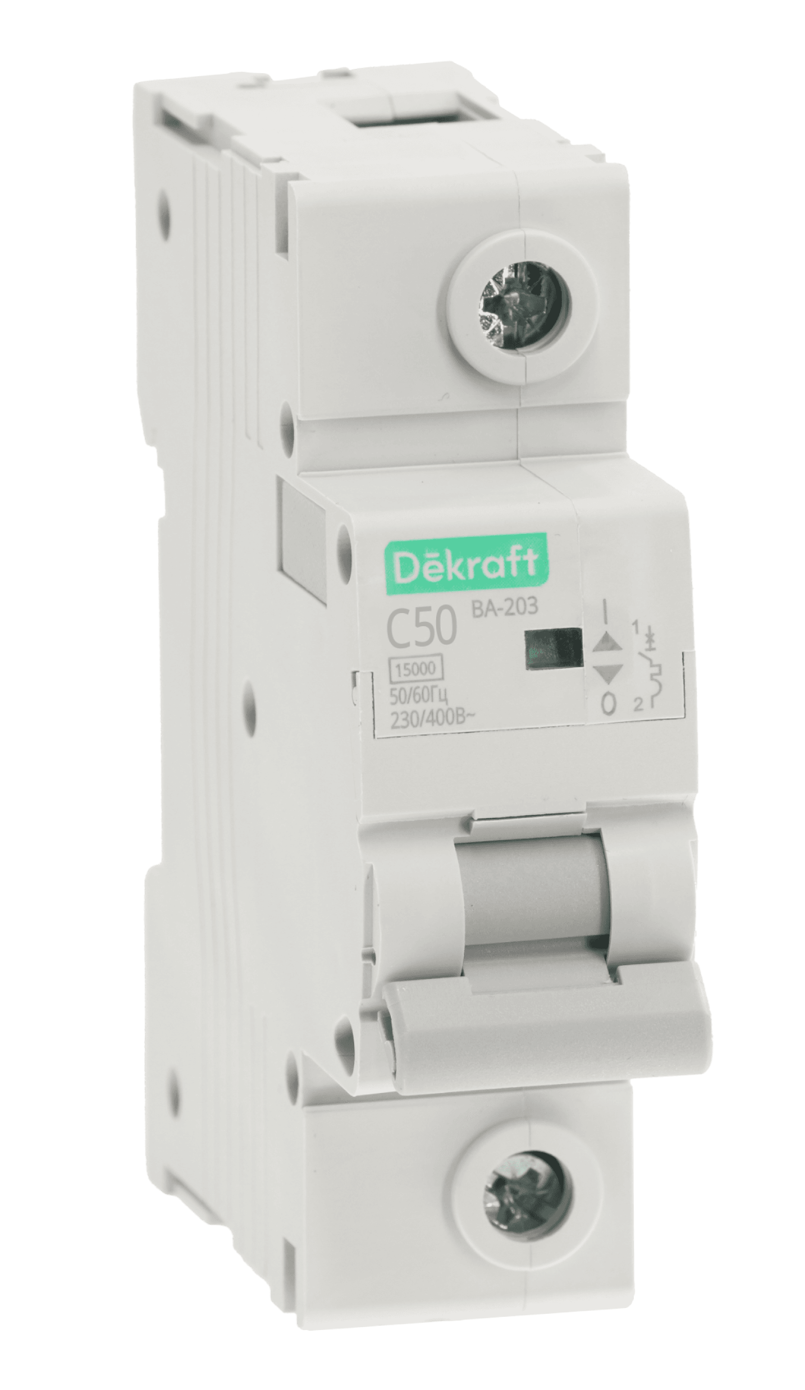 DEKraft ВА-203 Автоматический выключатель 1P 50A х-ка C 15кА