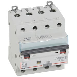 Legrand DX3 Автоматический выключатель дифференциального тока 4P 16А (С) 300MA-A 411239 — миниатюра 2