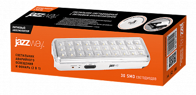 Jazzway Фонарь Accu9-L30-wh (бел.), Li-Ion .5024533 — миниатюра 2