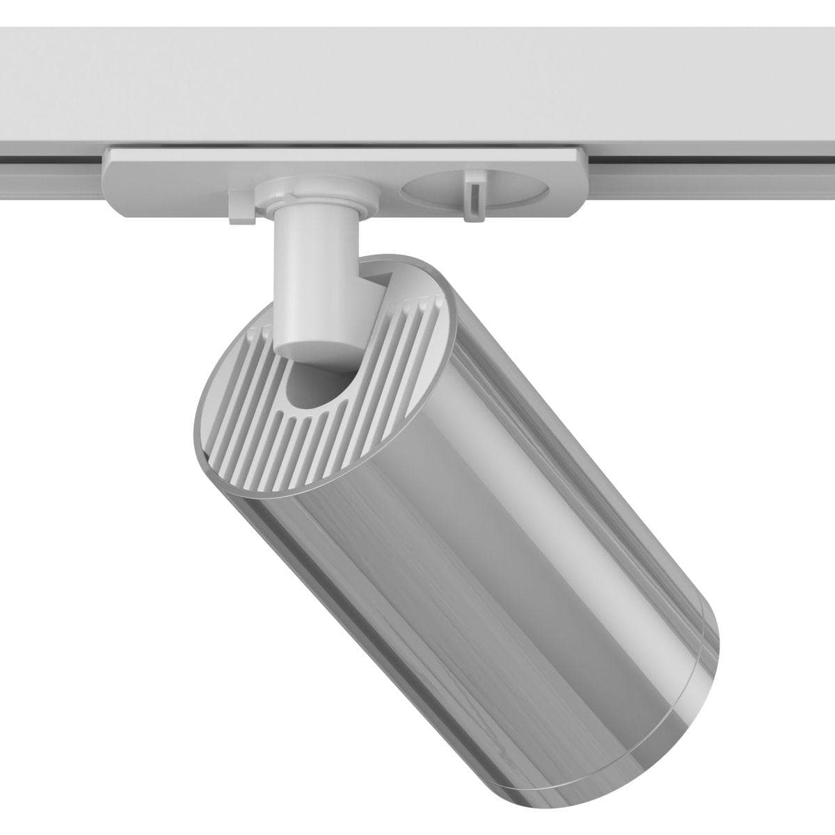 Maytoni Single phase track system Белый и Хром Светильник трековый (Набор) ( TR020-01W+TRA020-01CH) TR020-1-GU10-WCH — миниатюра 8