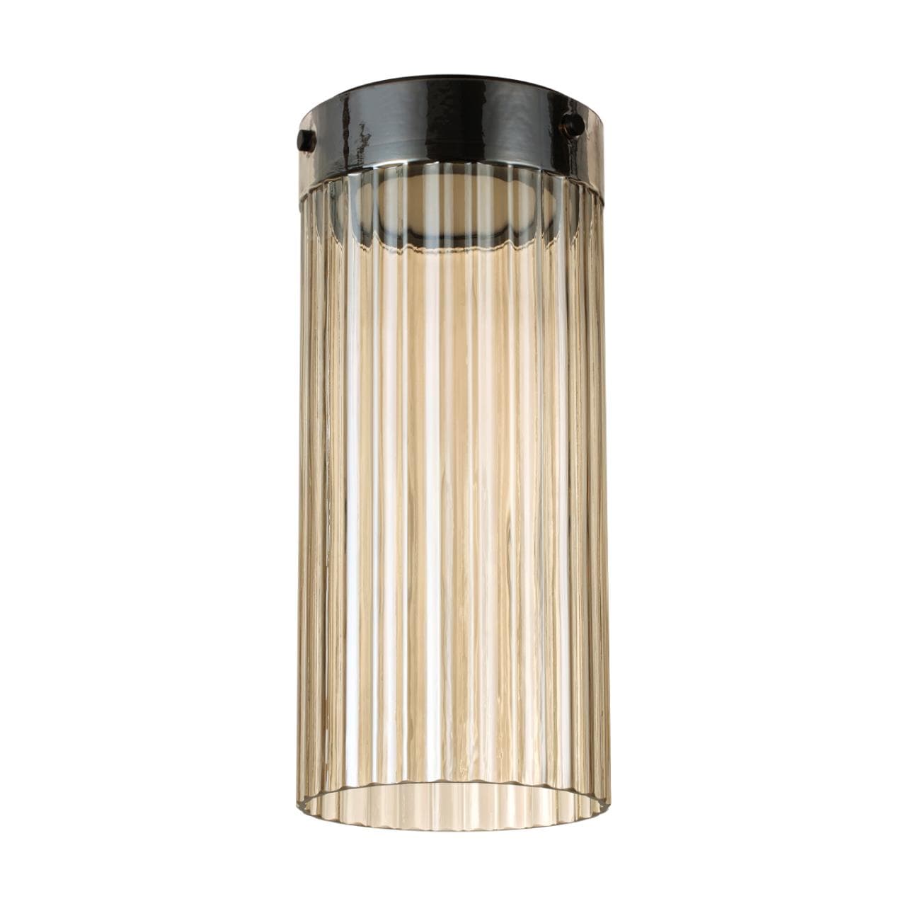 Odeon Light 5047/10LC L-VISION ODL24 303 черный/светл.янтарный/металл/стекло Потолочный светильник LED 10W 4000К 1237Лм PILLARI