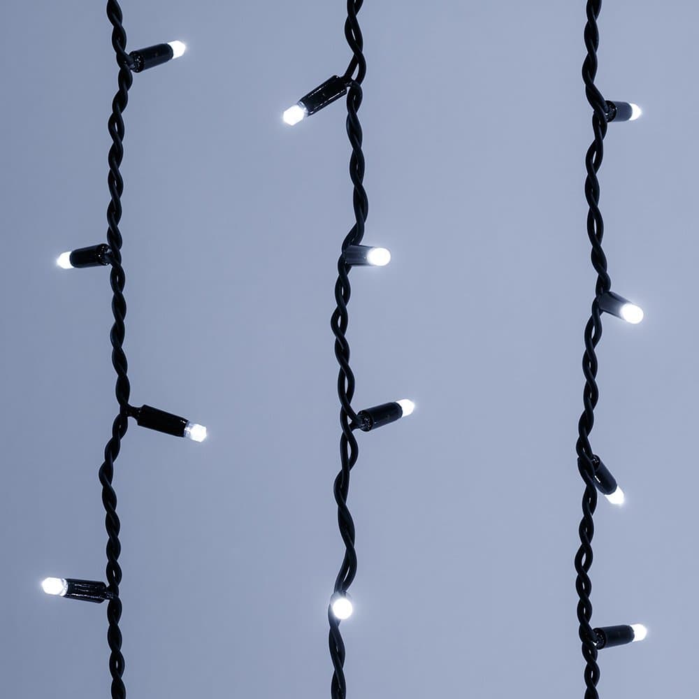 Arlight Светодиодная гирлянда ARD-CURTAIN-PRO-2000x3000-BLACK-760LED-STD WHITE (230V, 70W) (Ardecoled, IP65) 026064 — миниатюра 2