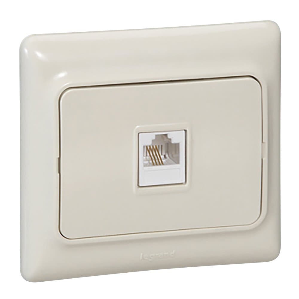 Legrand Kaptika Бежевый Розетка ТЛФ 1-я 782144 — миниатюра 4