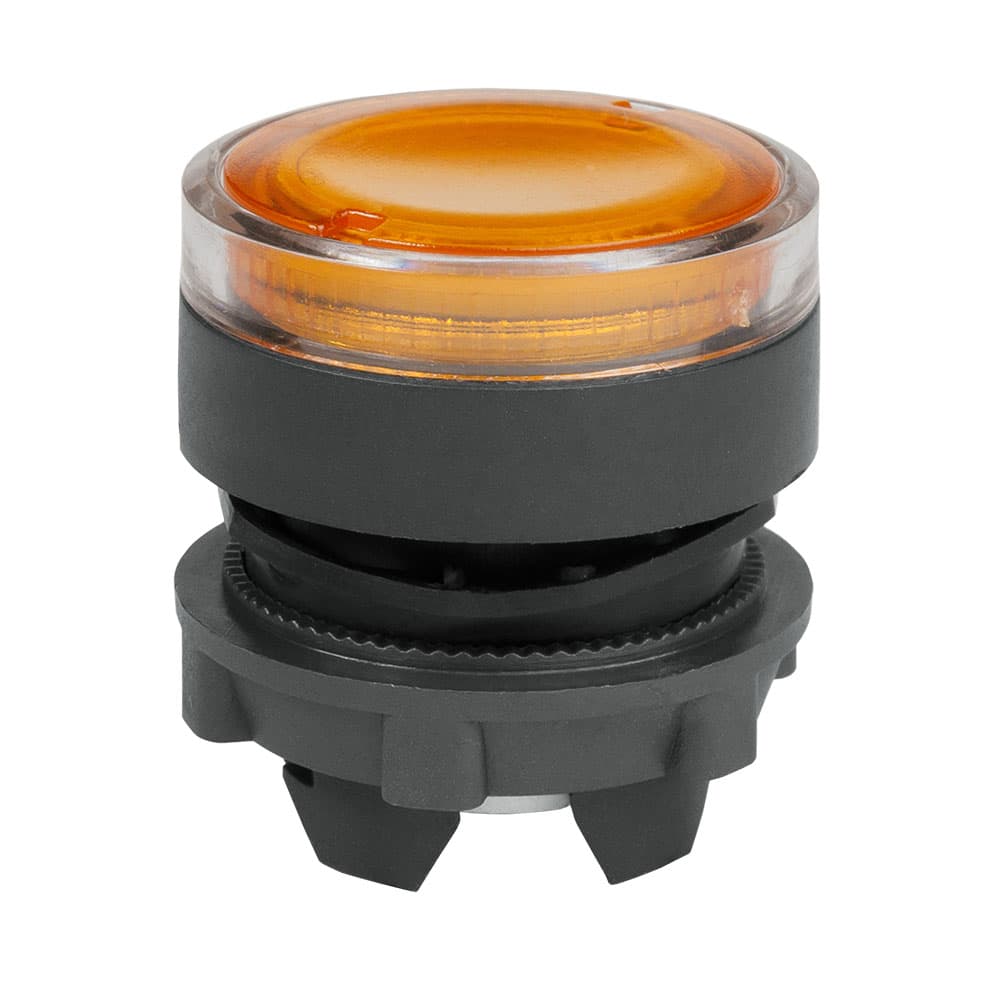 КЭАЗ Головка кнопки OptiSignal D22 A5-PL-5 с подсветкой желтая пластик ZB5AW353