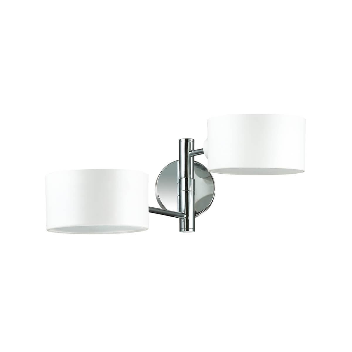 Lumion 3742/2W LN19 084 Бра E14 2*60W 220V ASHLEY белый, хром — миниатюра 2