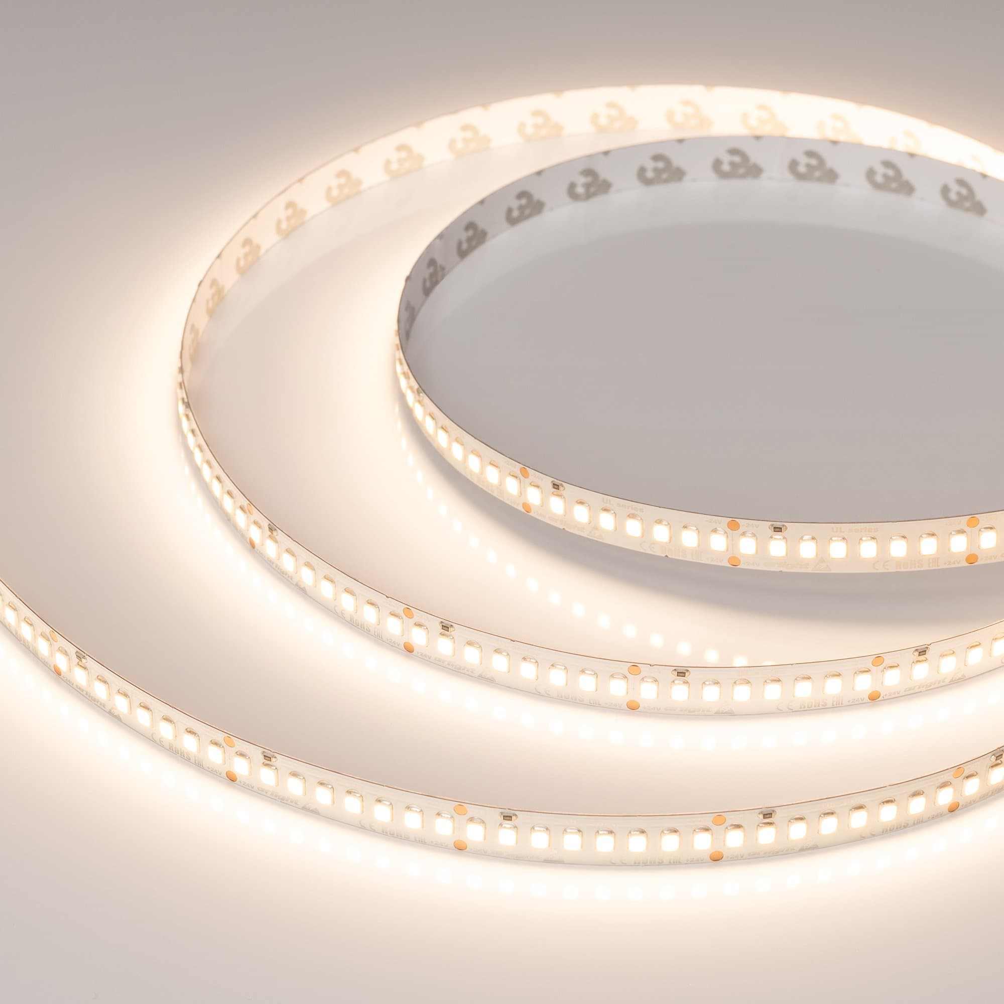 Arlight Лента UL-A200-10mm 24V Warm3000 (20 W/m, IP20, 2835, 5m) (Открытый) 037224 — миниатюра 2