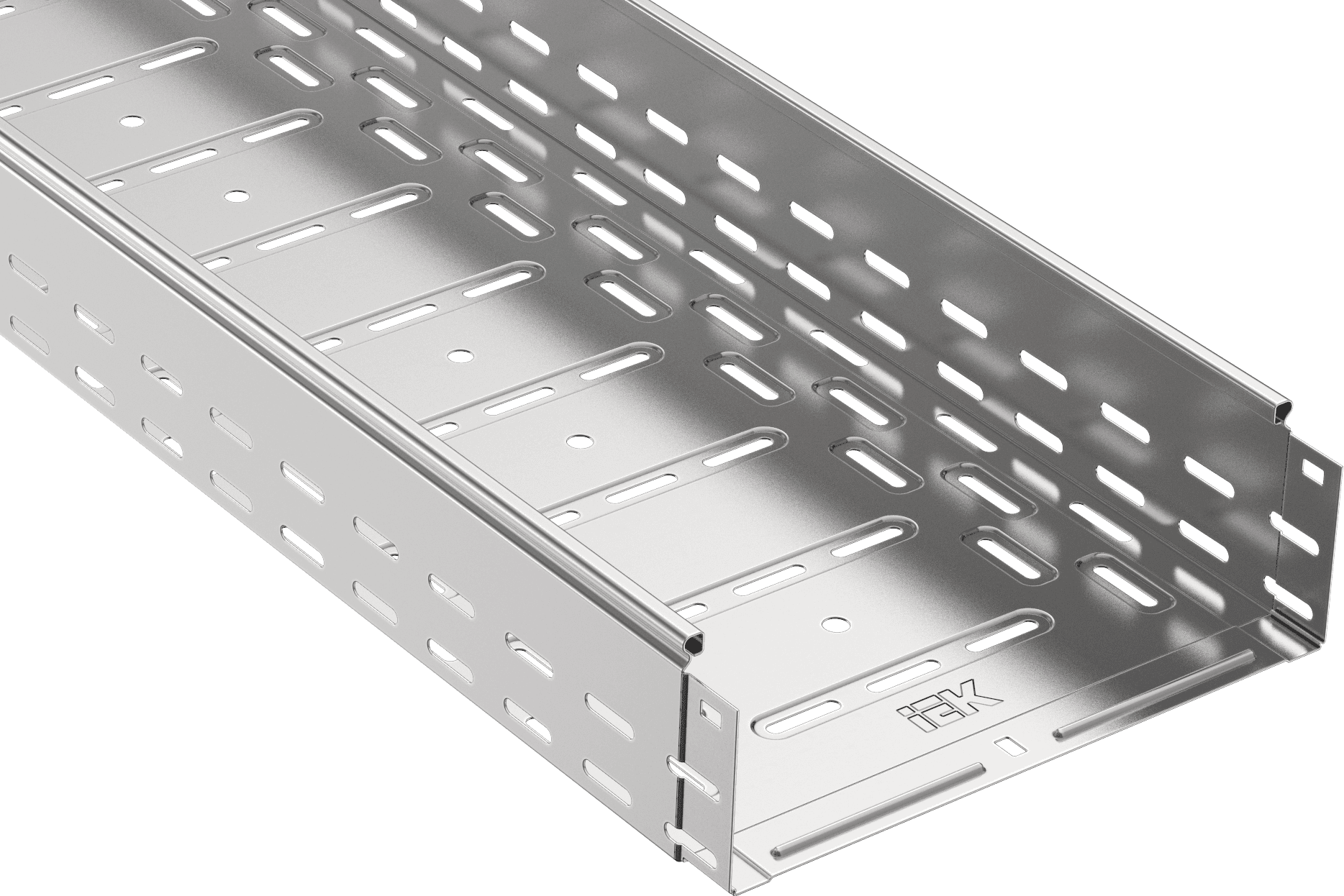 IEK ESCA Лоток перфорированный 100х200х3000-1,0 HDZ — миниатюра 2
