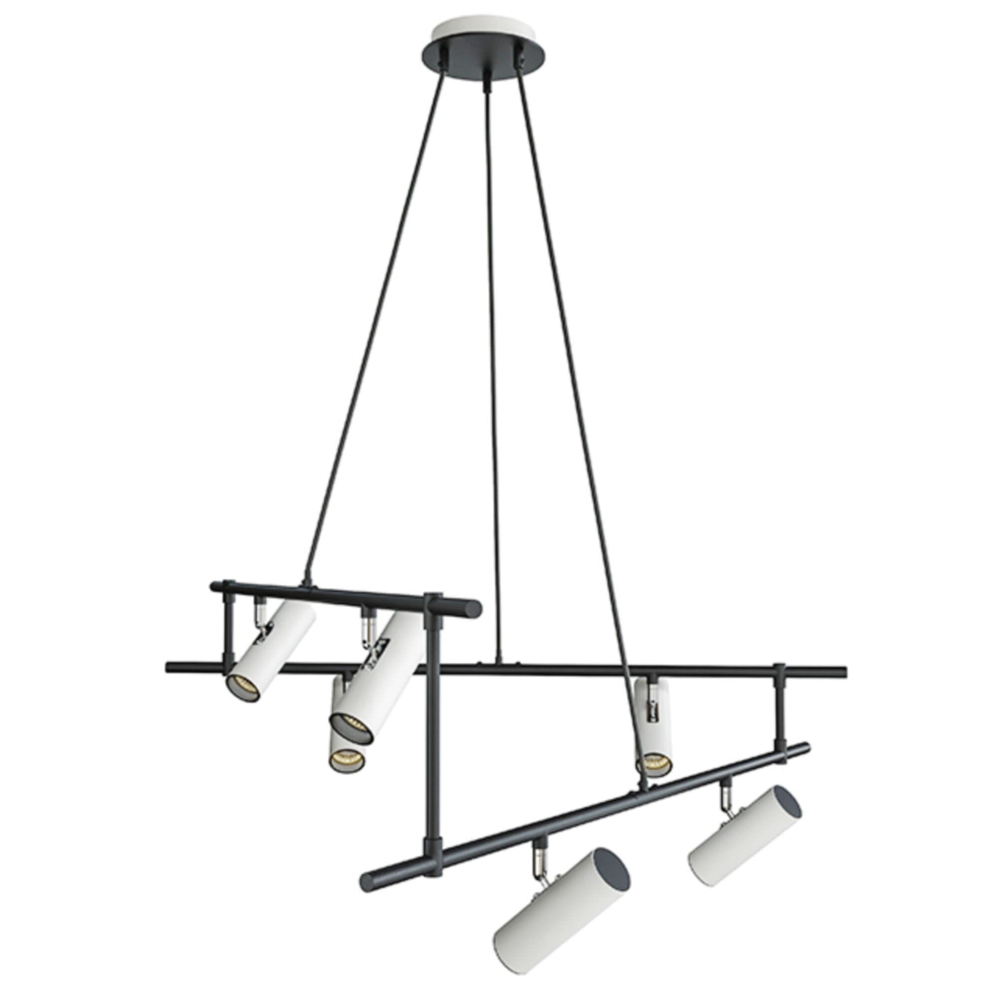 Maytoni Technical Черно-белый Светильник подвесной MOD128PL-06WB — миниатюра 6