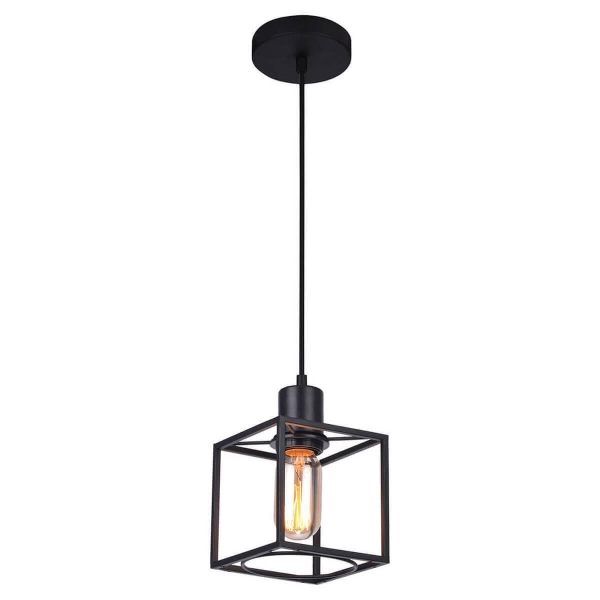 Lussole LOFT Металл Черный /  Металл Подвес E27 60W LSP-9540 — миниатюра 1