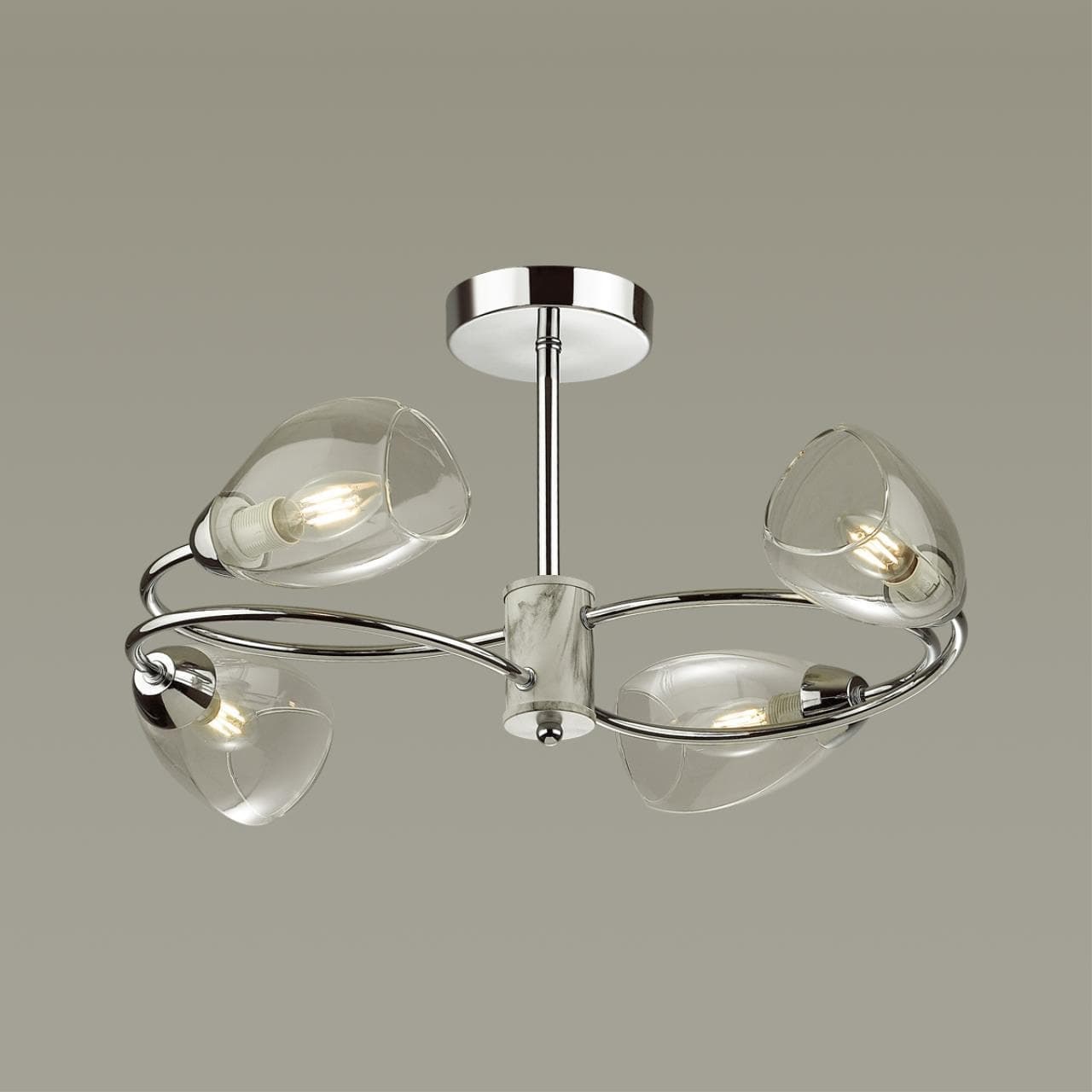 Lumion 4561/4C COMFI LN21 хром Люстра потолочная E14 4*40W 220V ROMEO — миниатюра 3