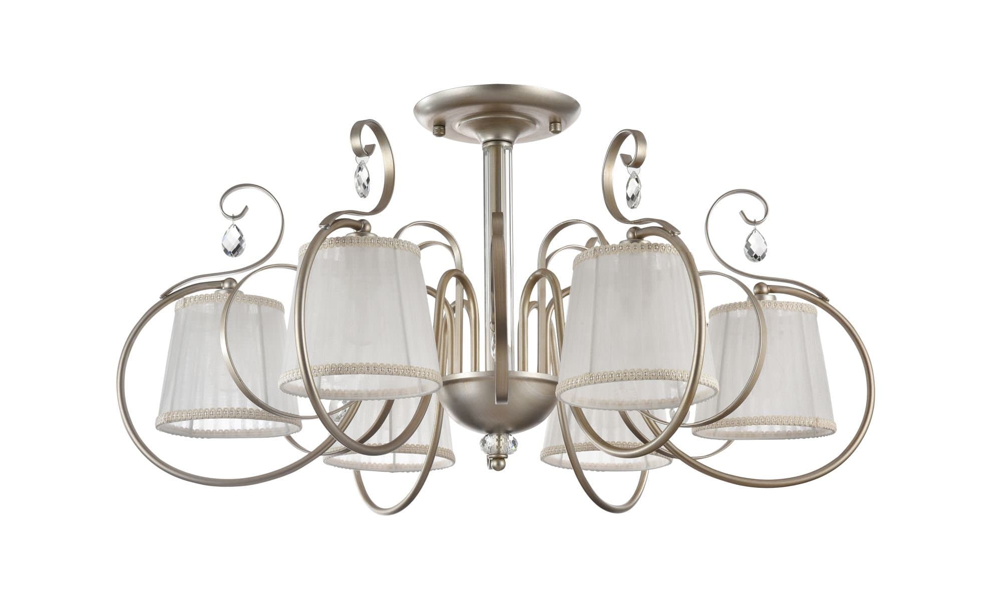 Freya Classic Simone Кремовый с Золотом Потолочный светильник E14 40W FR2020-CL-06-BG — миниатюра 3