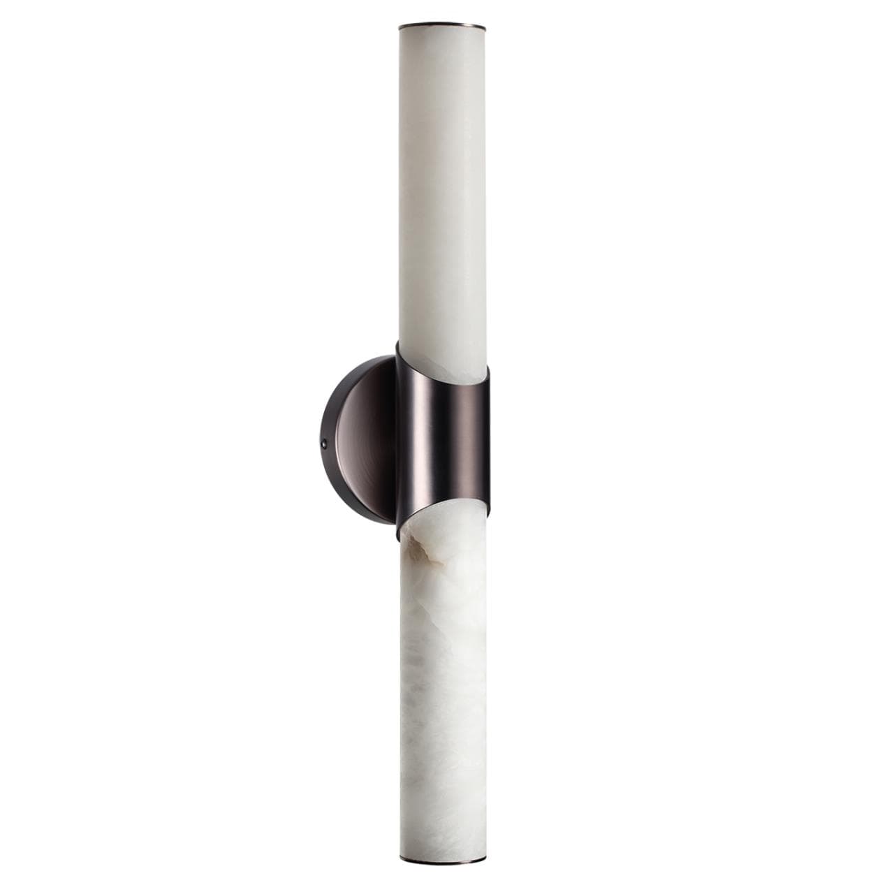 Odeon Light 6673/12WL L-VISION ODL24 123 Настенный светильник темная латунь/металл/алебастр IP20 LED 12W 540Лм 3000K/4000K MARBELLA