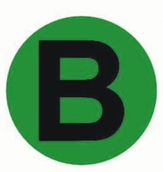 EKF PROxima Наклейка "B" d=20мм