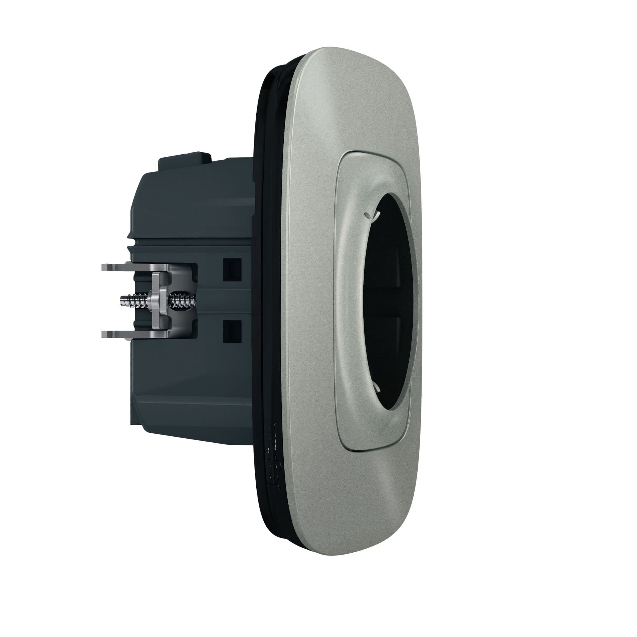 Legrand NETATMO Valena ALLURE Алюминий розетка2К+З 16А умная 752794 — миниатюра 3