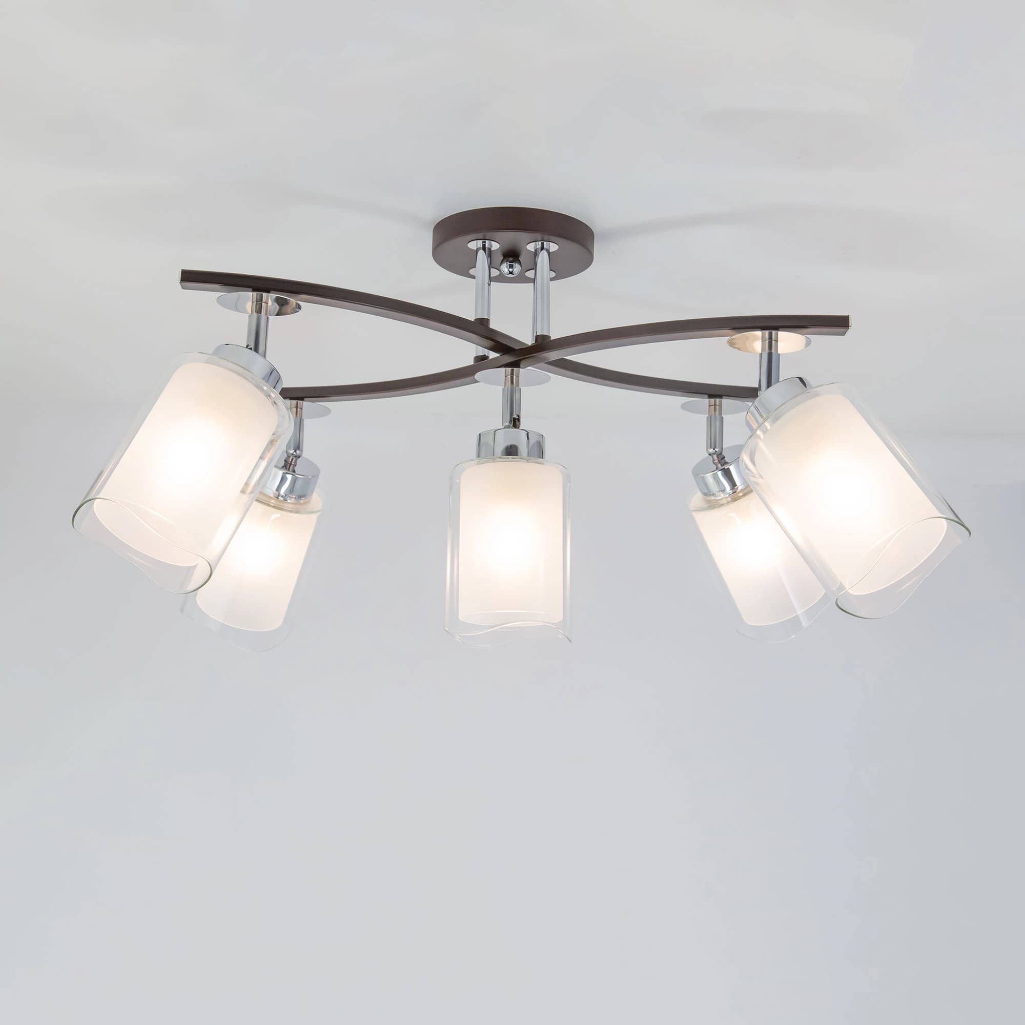 Citilux CL156152 Фортуна Венге+Хром Люстра — миниатюра 2