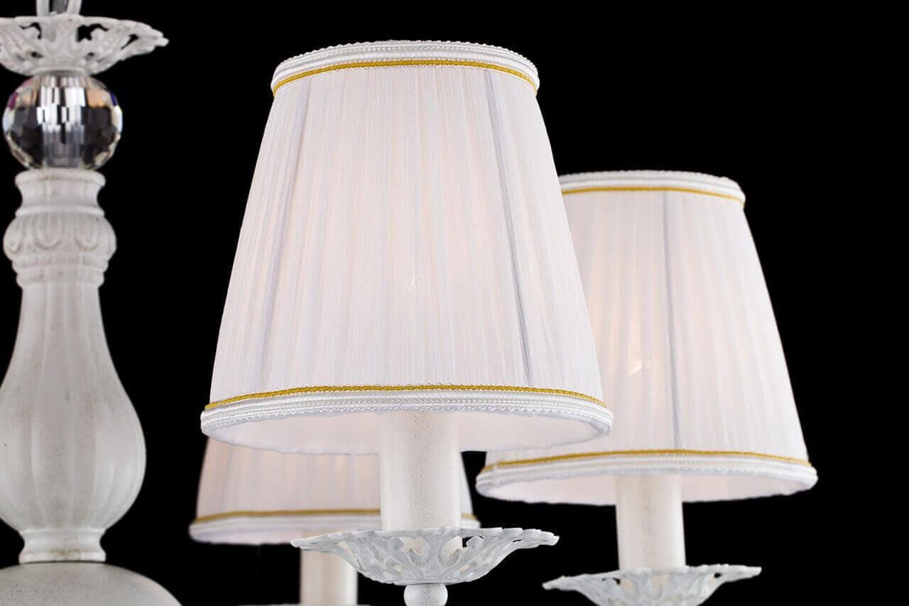 Freya Classic Bianchi Белый Люстра E14 40W FR2307-PL-06-WG — миниатюра 9