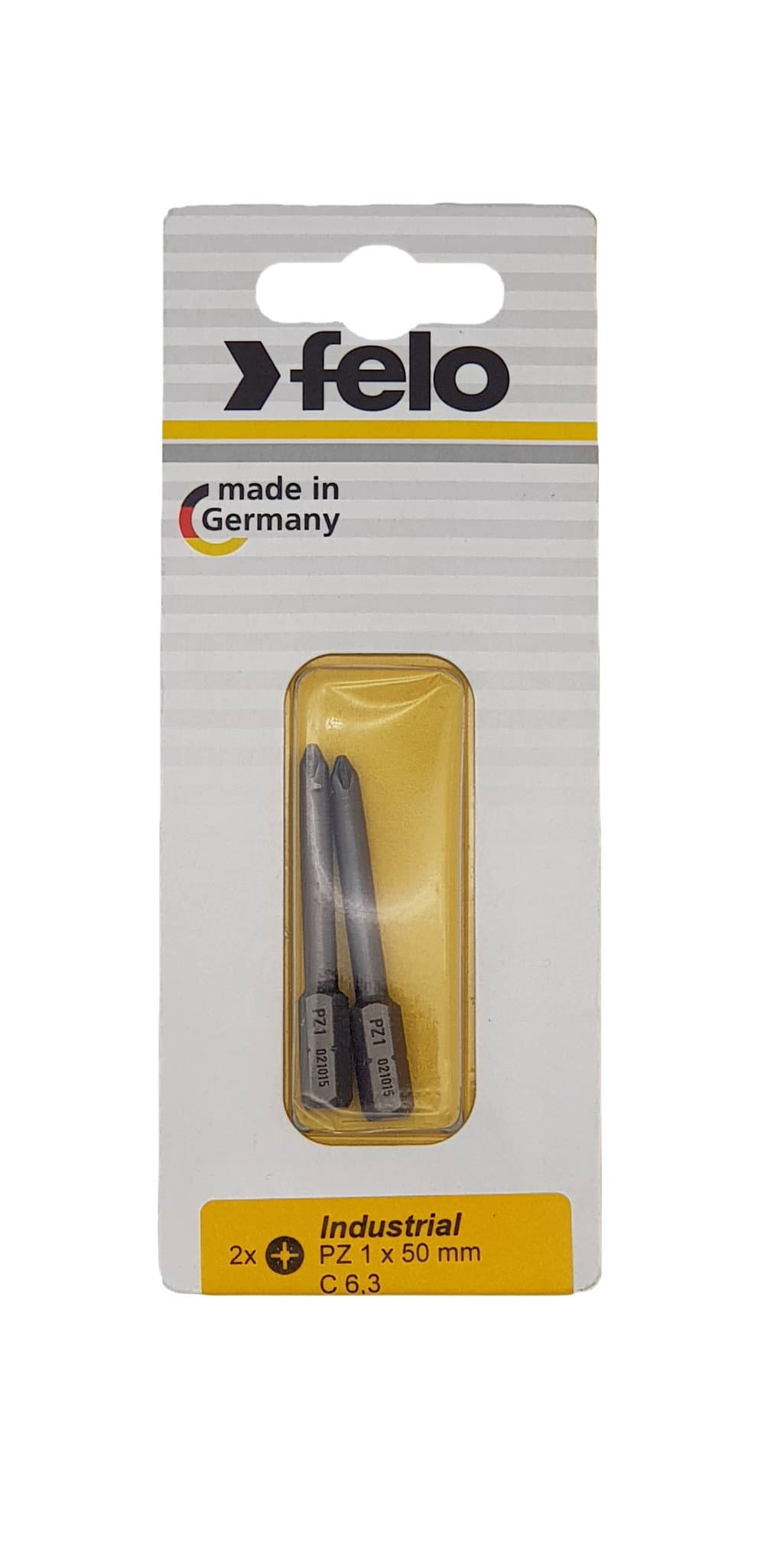 Felo Бита крестовая PZ 1X50, серия Industrial, 2 шт в блистере 02101536