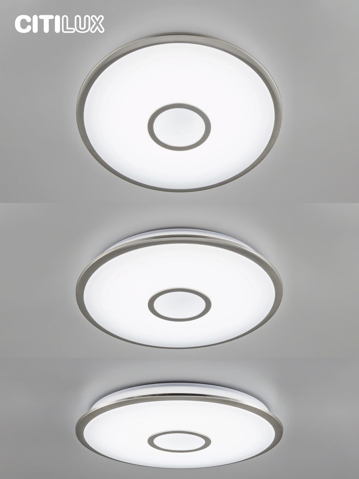 Citilux Светильник Старлайт Хром Матовый Смарт RGB CL703A61G — миниатюра 10