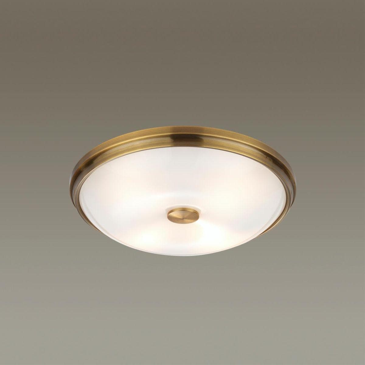 Odeon Light 4956/4 WALLI ODL22 511 античн.бронза/металл/белый/стекло Настенно-потолочн.светильн. E14 4*40W PELOW — миниатюра 4