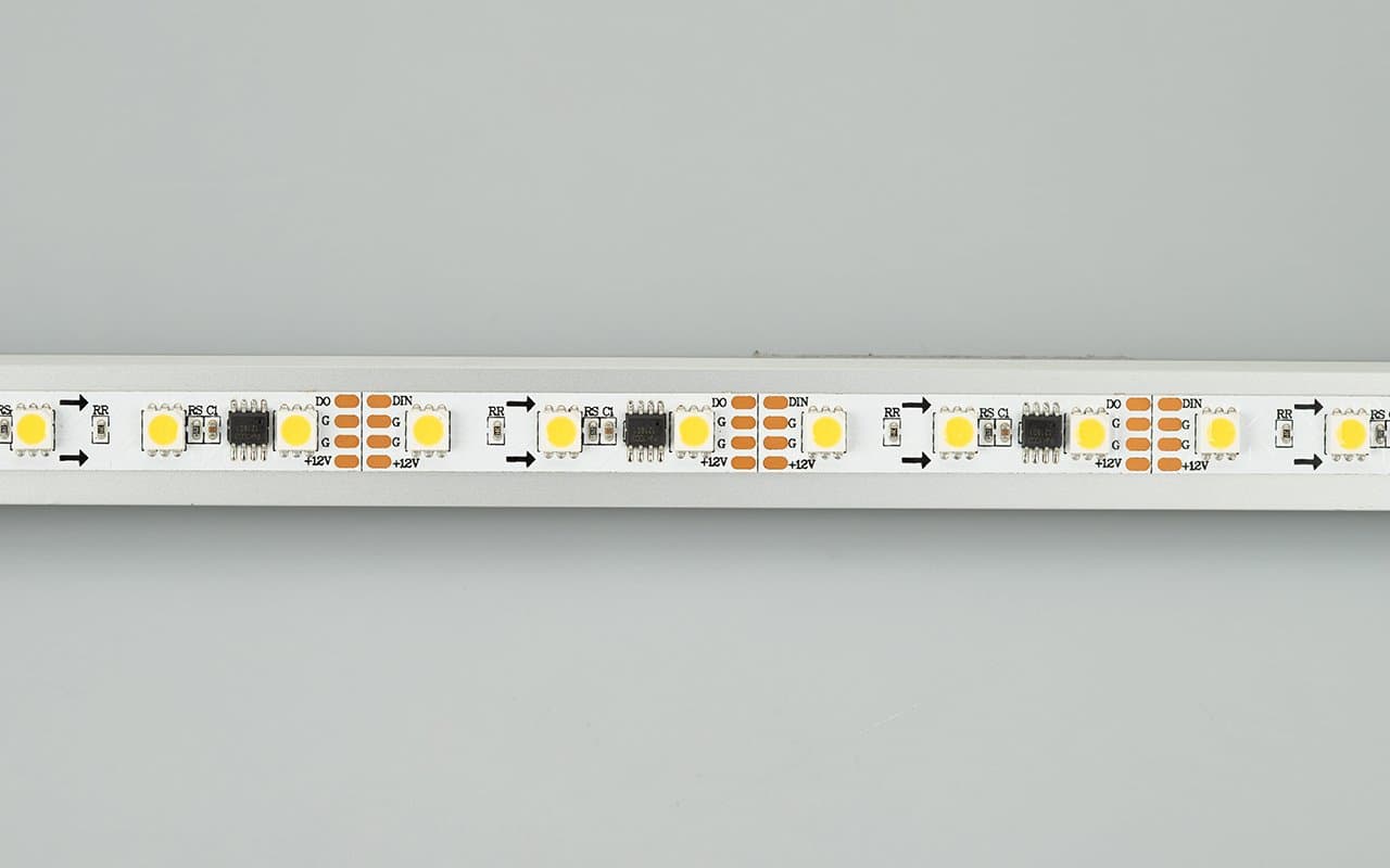 Arlight Светодиодная лента SPI-5000-5060-60 12V Cx3 White6000-Auto (10mm, 13.2W, IP20) (Открытый, IP20) 027163(1) — миниатюра 1