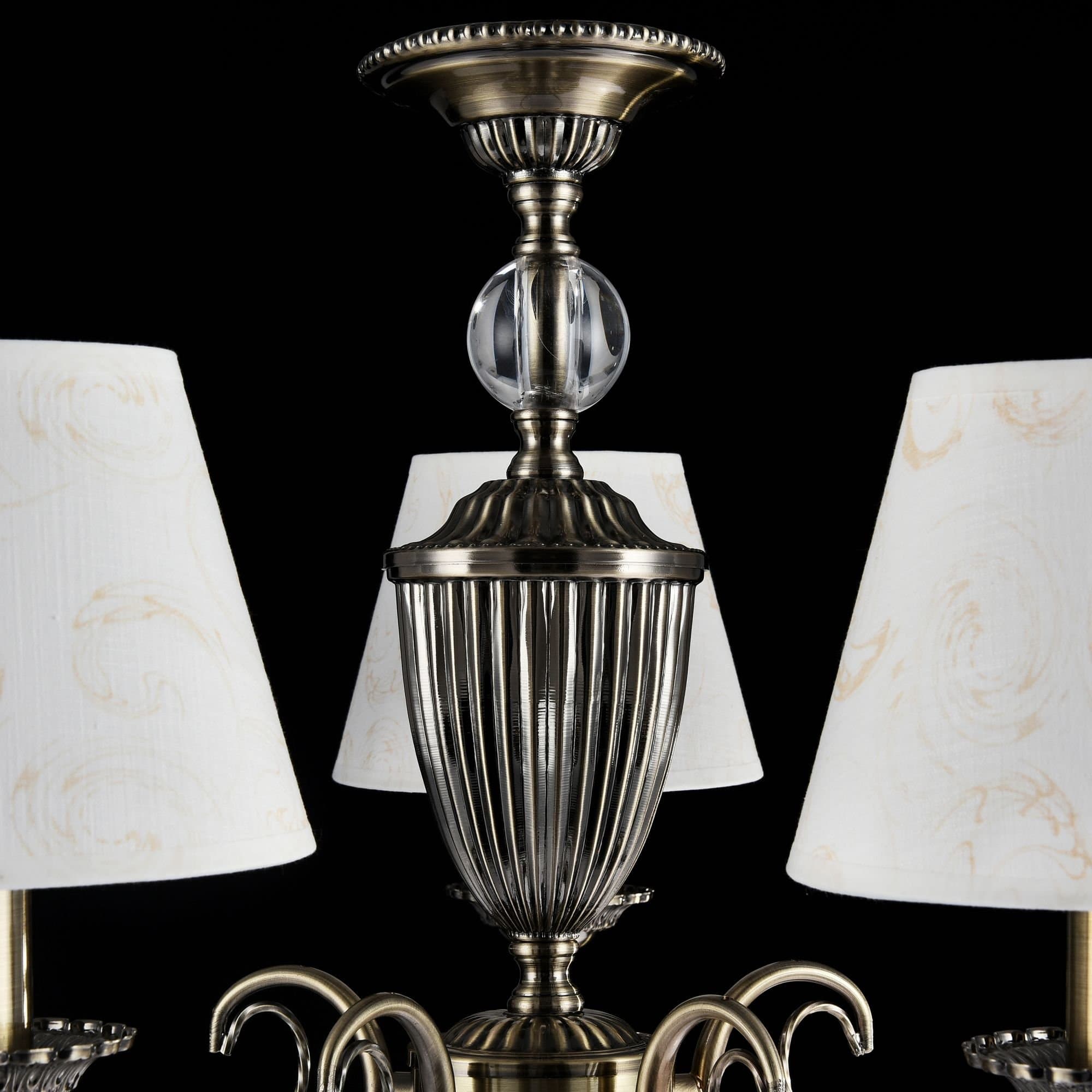 Freya Classic Brossard Бронза Люстра E14 40W FR2904-PL-05-BZ — миниатюра 3