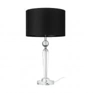 Eglo 390158 Настольная лампа TL/1 E27 clear/black 'PASIANO 1'