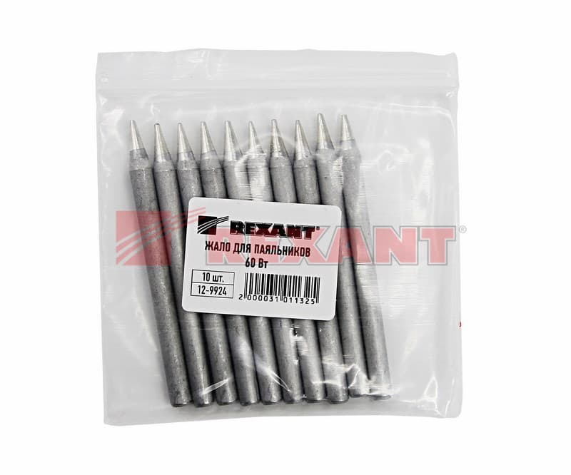 Жало для паяльника 60 Вт (арт. 12-0124) Rexant 12-9924 — миниатюра 2