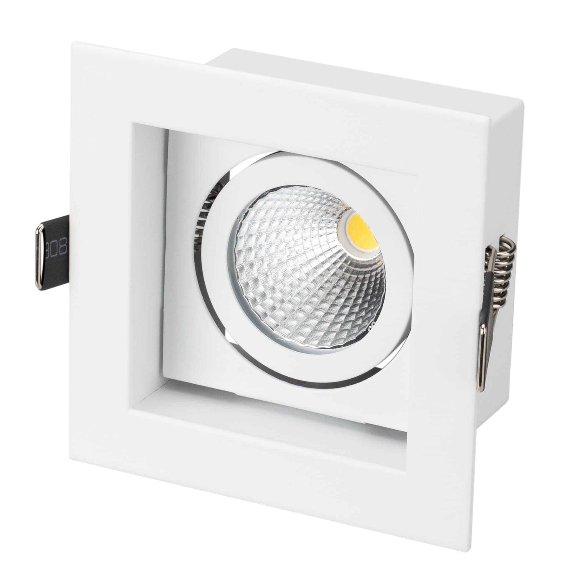 Arlight Светильник CL-KARDAN-S102x102-9W White (WH, 38 deg) (IP20 Металл, 3 года) 024123 — миниатюра 1