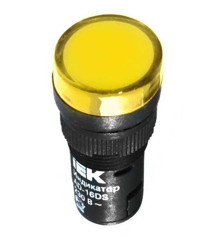 IEK Лампа AD16DS(LED)матрица d16мм желтый 36В AC/DC — миниатюра 3