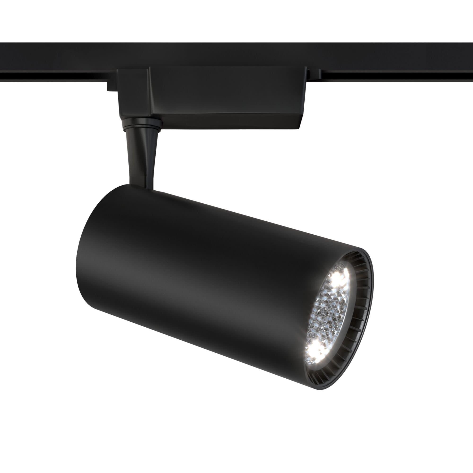 Maytoni Single phase track system Track lamps Черный Трековый светильник TR003-1-40W4K-B — миниатюра 2