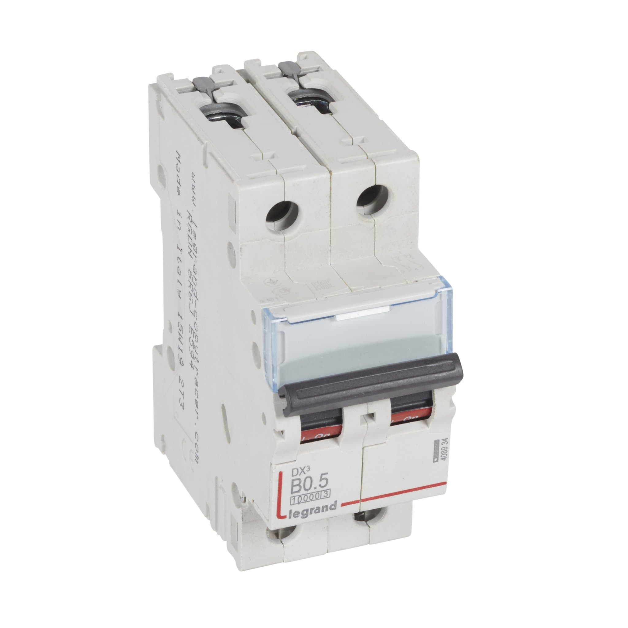 Legrand DX3 Автоматический выключатель 2P 0,5A (B) 10kA/16kA 408934 — миниатюра 1