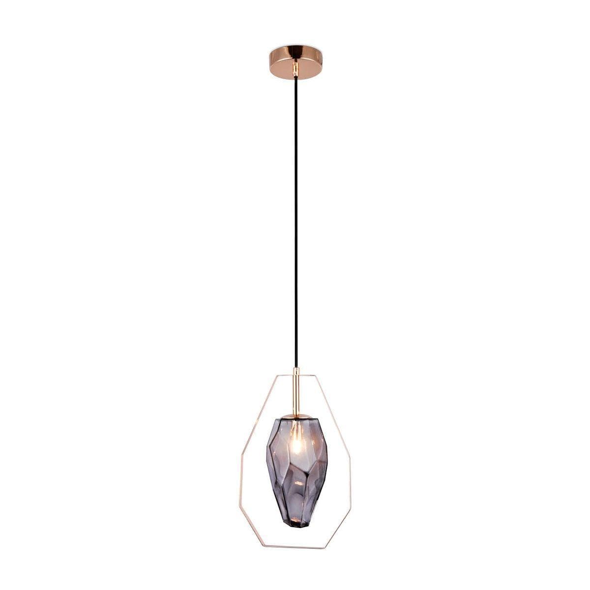Ambrella Подвесной светильник со сменной лампой TR3627 GD/SM золото/дымчатый G9 max 40W D200*1100 — миниатюра 1