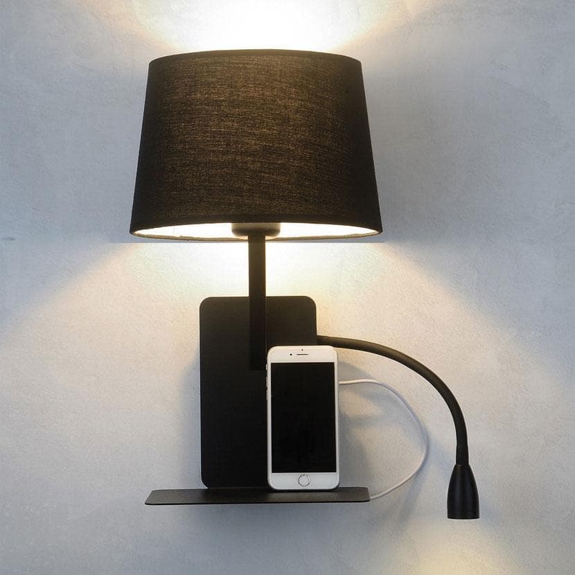 LOFT IT LOFT9993-BL Бра 1xE14 max 40W+LED+USB LOFT9993-BL, шт — миниатюра 4