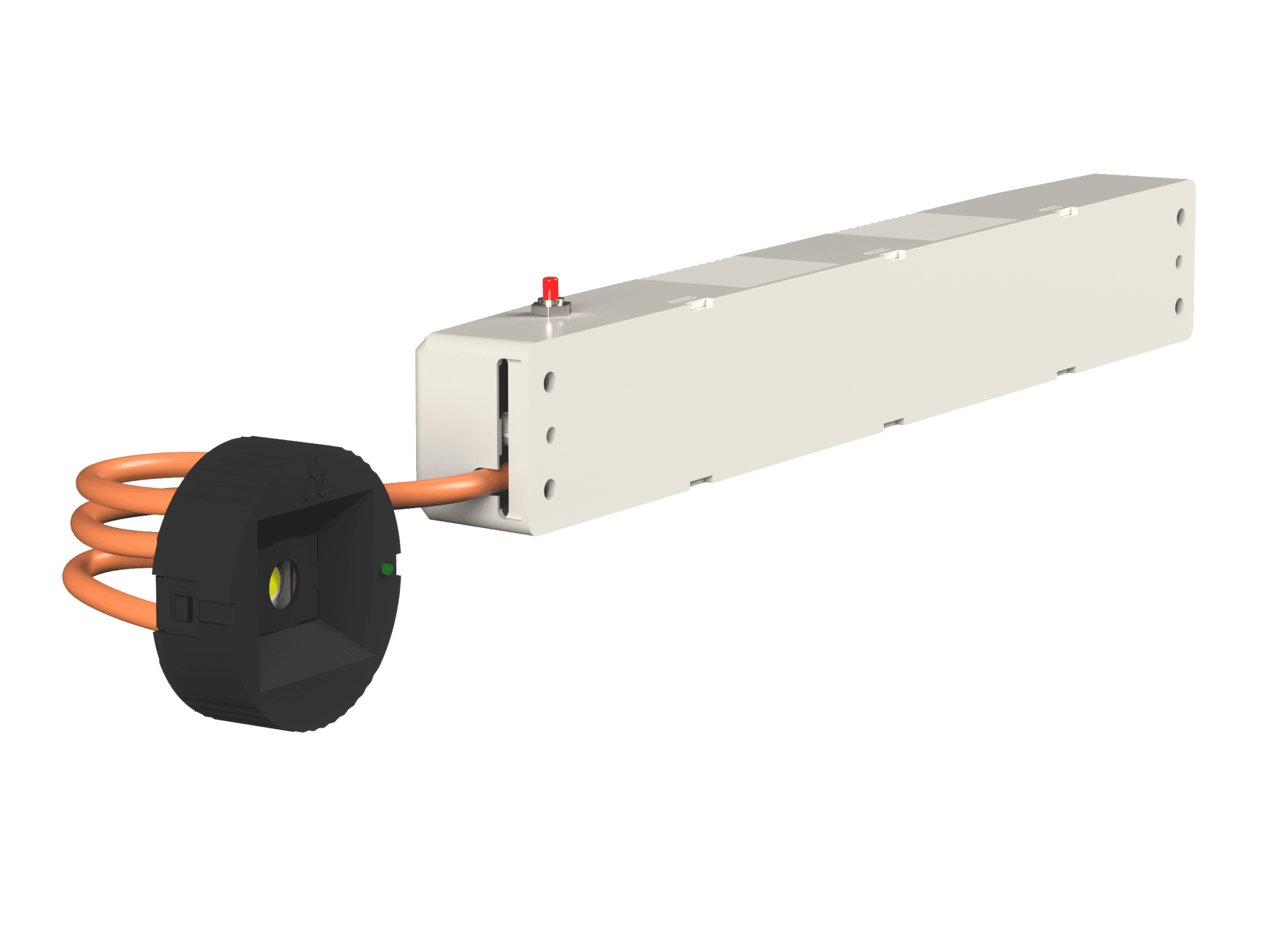Белый свет Аварийный светильник BS-OKO-81-L1-INEXI3 Black a15280 — миниатюра 6