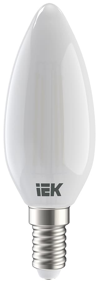 IEK Лампа LED C35 свеча матовый 7Вт 230В 3000К E14 серия 360° — миниатюра 2