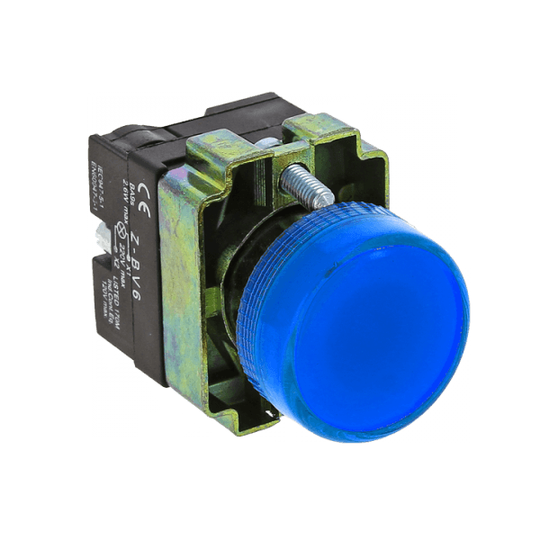 EKF PROxima Лампа сигнальная BV66 синяя 24В