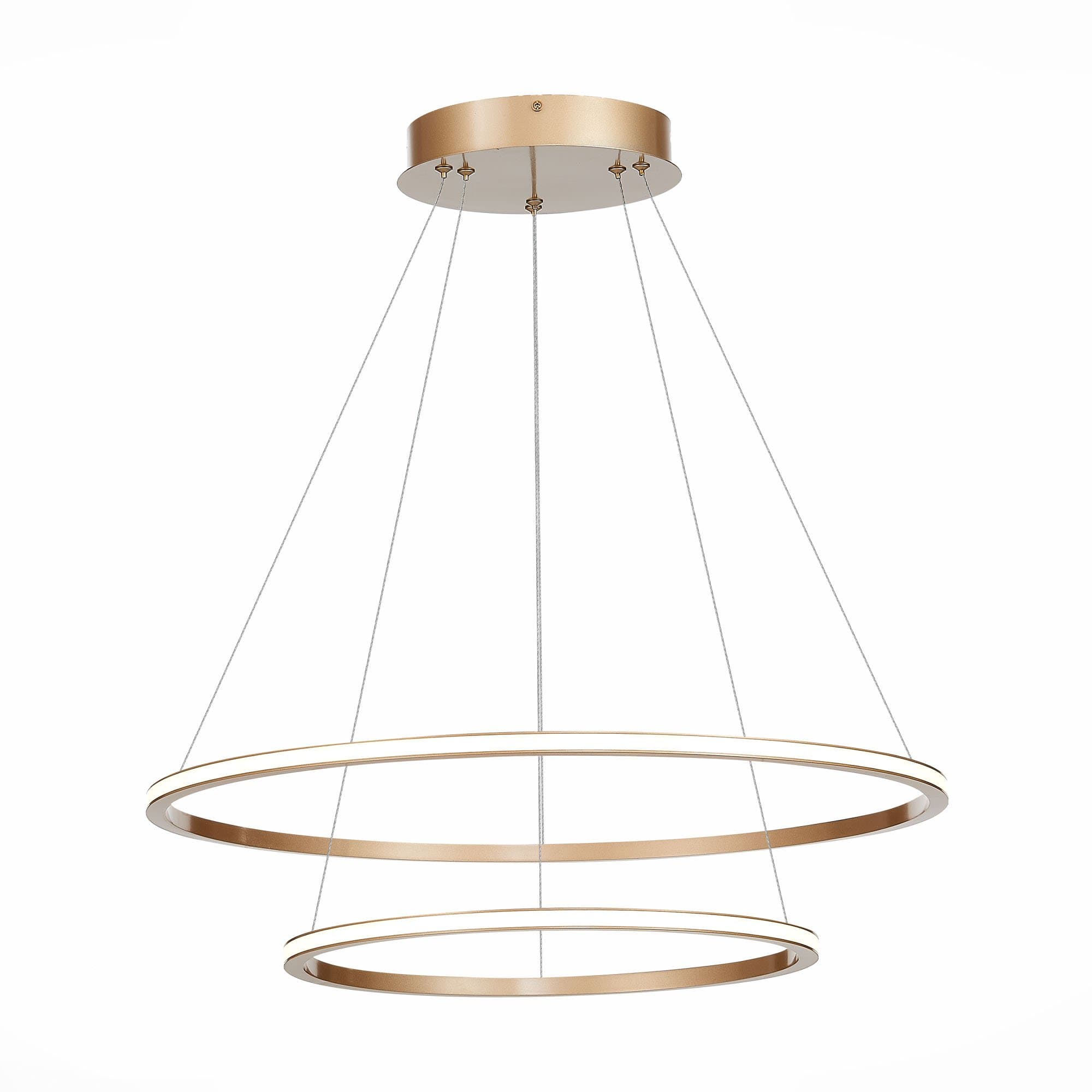 ST LUCE ST604.243.56 Светильник подвесной Золотистый/Белый LED 1*56W 4000K