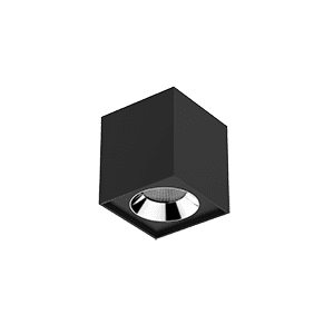 Varton Светодиодный светильник DL-02 Cube накладной 100х110 мм 12 Вт 3000 K 35° RAL9005 черный муар V1-R0-T0360-20000-2001230