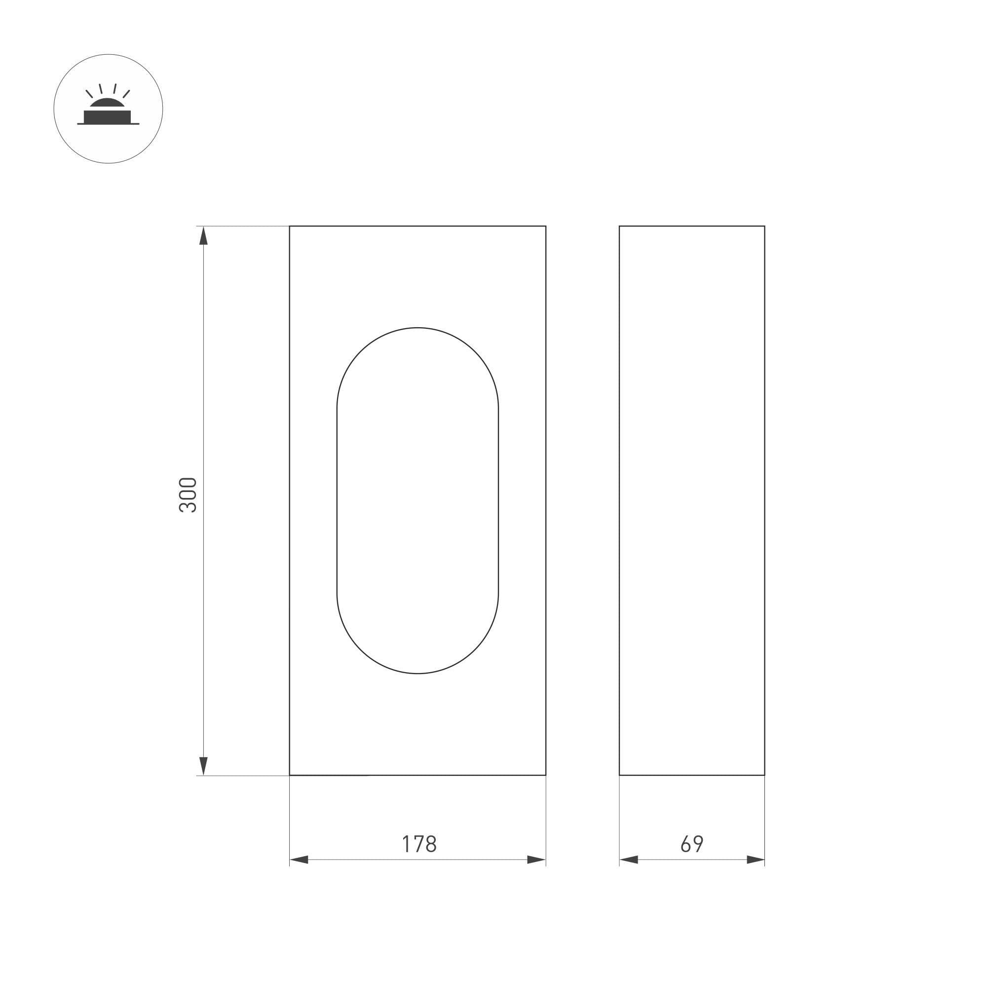Arlight Светильник LGD-MUSE-BOLL-H300-12W Warm3000 (DG, 296 deg, 230V) (IP65 Металл, 3 года) 037525 — миниатюра 2