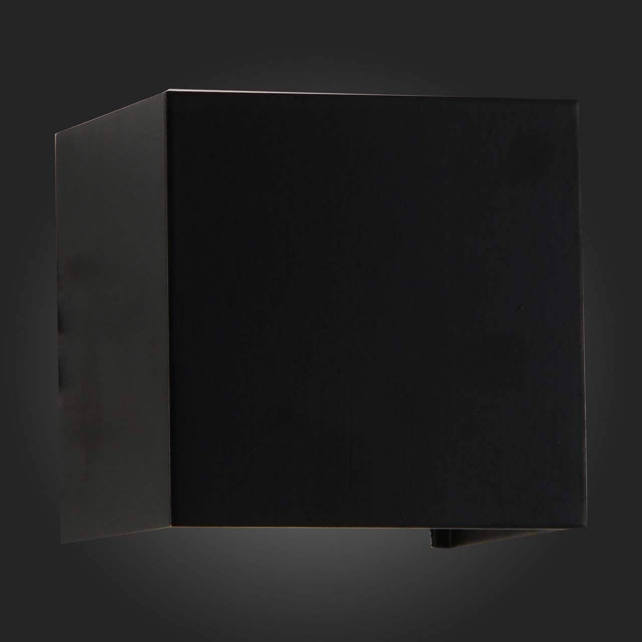 ST LUCE SL560.401.02 Светильник уличный настенный Черный/Черный LED 2*3W — миниатюра 2