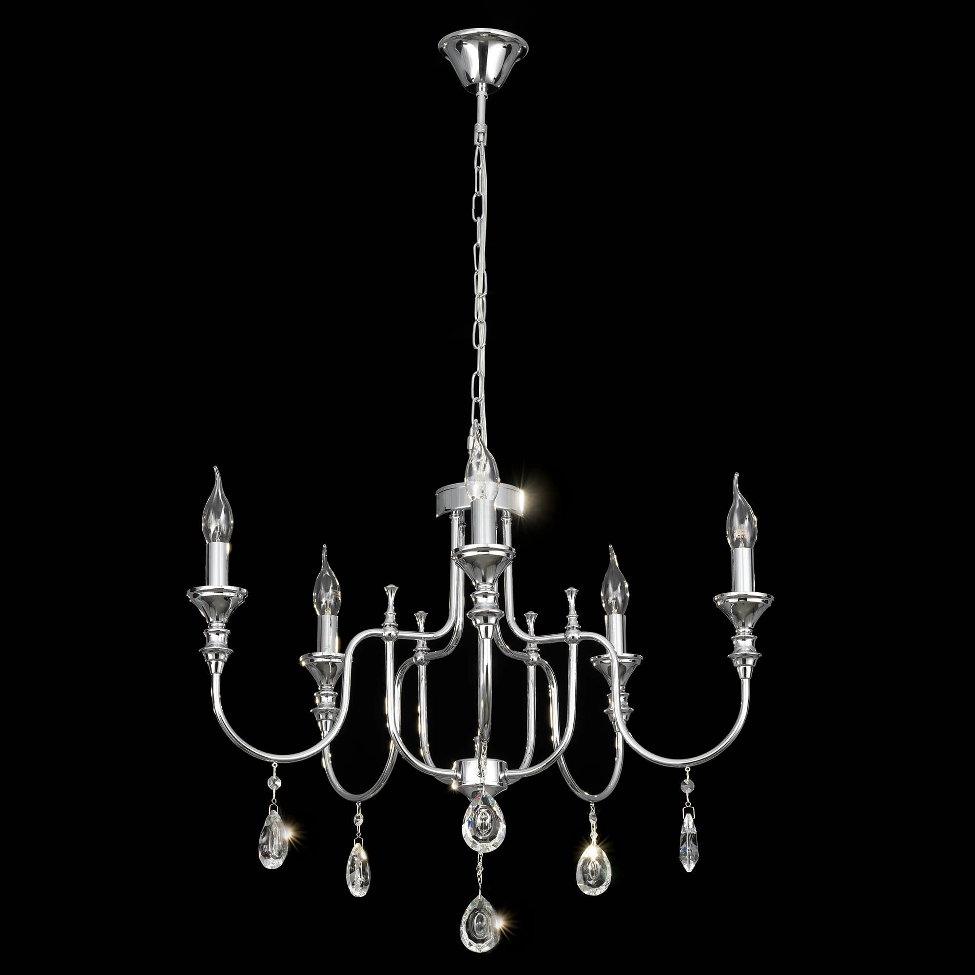 Citilux CL437151 Рига Хром Светильник Люстра — миниатюра 3