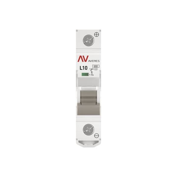 EKF Выключатель автоматический AV-6 DC 1P 10A (L) 6kA AVERES — миниатюра 3