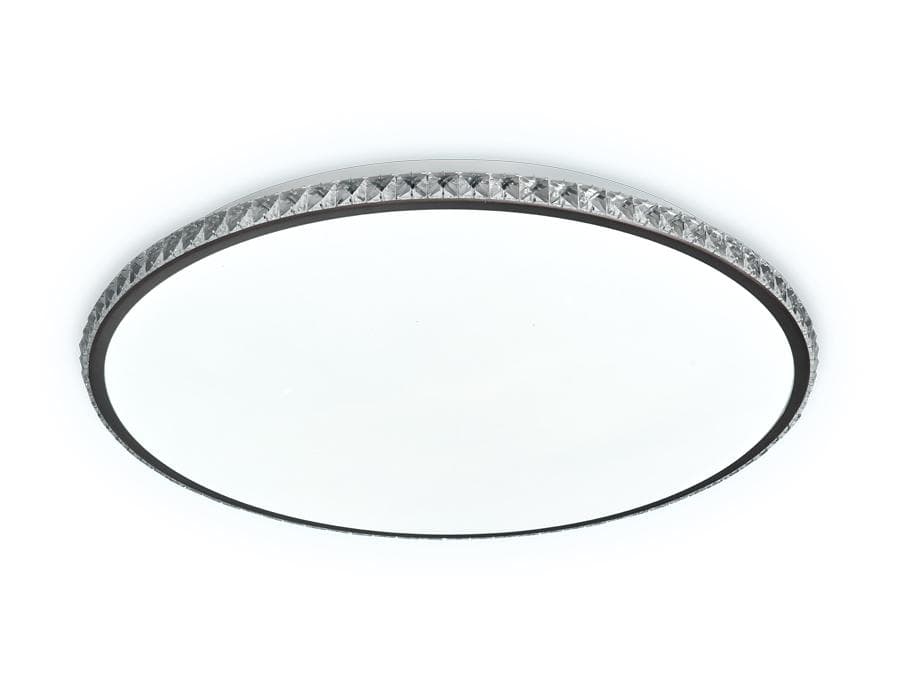 Ambrella Потолочный светодиодный светильник с пультом FF71 WH/CF белый/кофе 72W+24W D500*60 (ПДУ ИК) — миниатюра 4